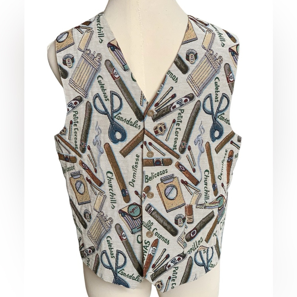SALE! CIGAR GOYLES Cigar Themed Vest